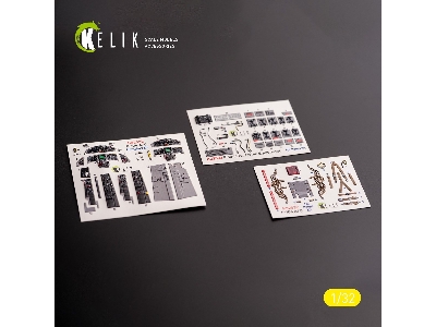 F-104 A/C - Interior 3d Decals For Italeri Kit - image 1
