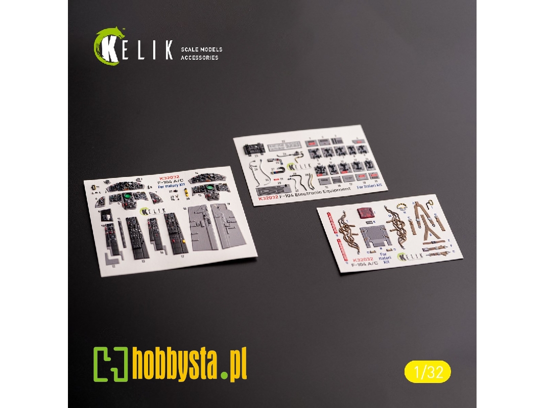 F-104 A/C - Interior 3d Decals For Italeri Kit - image 1 F-104 A/C - Interior 3d Decals For Italeri Kit - image 1