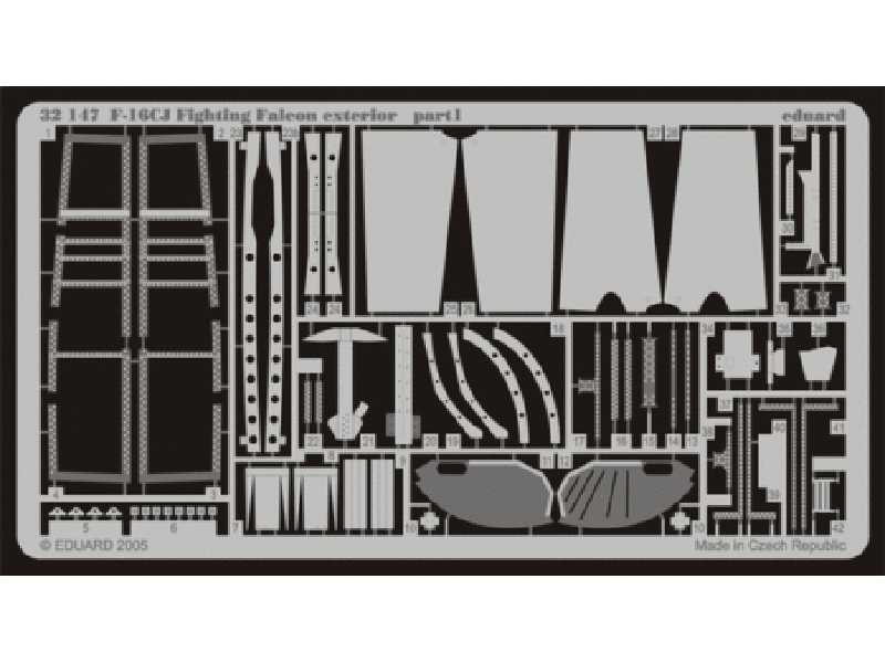 F-16CJ exterior 1/32 - Academy Minicraft - image 1