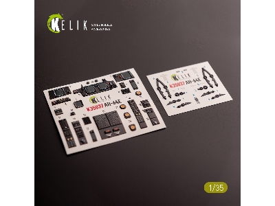 Ah-64e Apache Interior 3d Decals For Takom Kit - image 1
