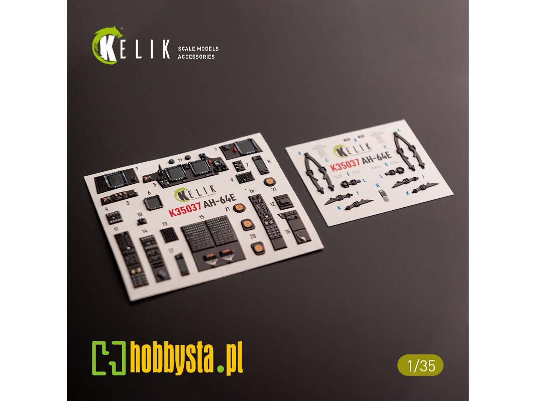 Ah-64e Apache Interior 3d Decals For Takom Kit - image 1 Ah-64e Apache Interior 3d Decals For Takom Kit - image 1