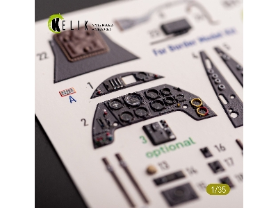 Bf-109 G-6 - Interior 3d Decals For Border Models Kit - image 3