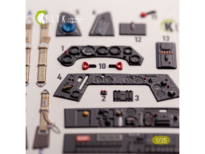 Fw-190a-6 - Interior 3d Decals For Border Models Kit - image 3