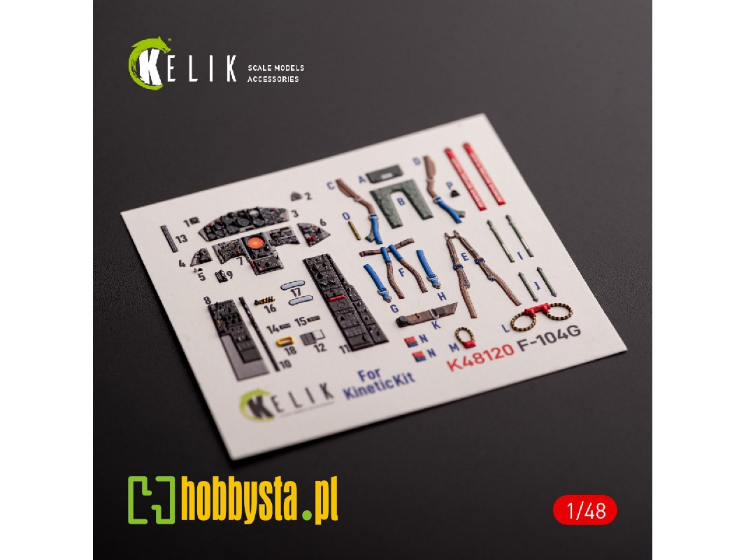 F-104g - Interior 3d Decals For Kinetic Kit - image 1 F-104g - Interior 3d Decals For Kinetic Kit - image 1