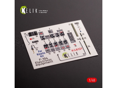 F-104 Series Electrical Equipment - Interior 3d Decals For Kinetic Kit - image 1