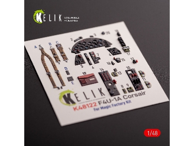 F4u-1a Corsair - Interior 3d Decals For Magic Factory Kit - image 1