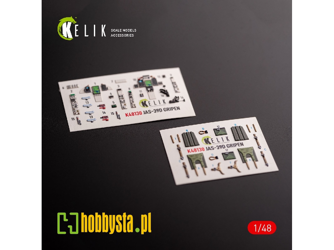 Jas-39 D - Interior 3d Decals For Italeri Kit - image 1 Jas-39 D - Interior 3d Decals For Italeri Kit - image 1