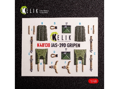 Jas-39 D - Interior 3d Decals For Italeri Kit - image 3