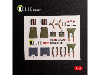Tornado Ids - Interior 3d Decals For Italeri Kit - image 3