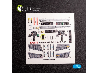 Kawasaki T-4 - Interior 3d Decals For Hasegawa Kit - image 1