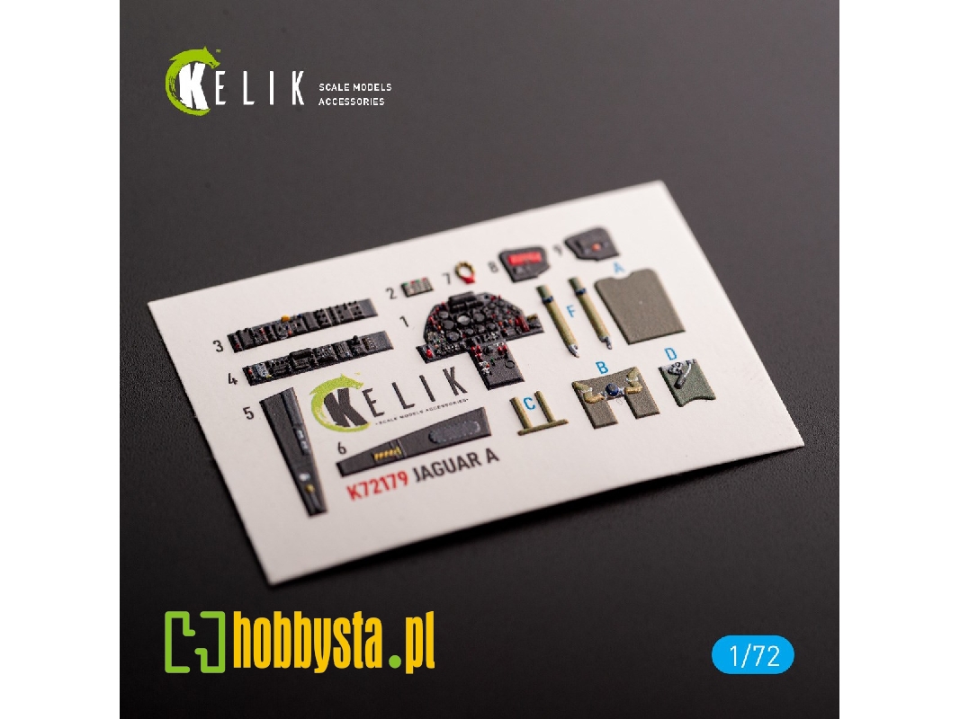 Jaguar A - Interior 3d Decals For Hobbyboss Kit - image 1 Jaguar A - Interior 3d Decals For Hobbyboss Kit - image 1