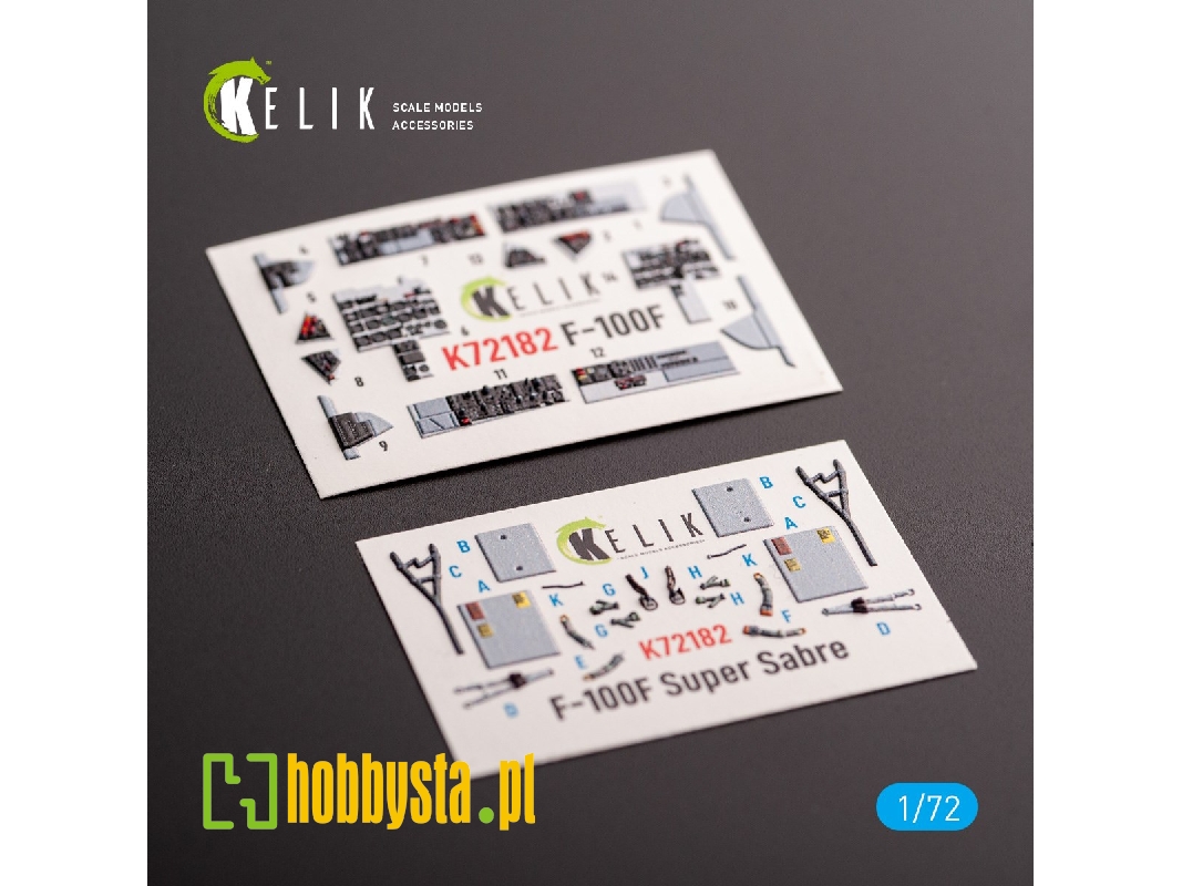F-100f - Interior 3d Decals For Trumpeter Kit - image 1 F-100f - Interior 3d Decals For Trumpeter Kit - image 1