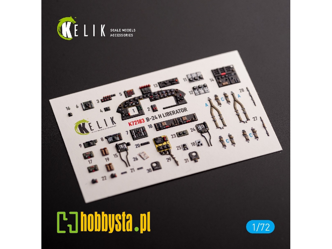 B-24h Liberator - Interior 3d Decals For Airfix Kit - image 1 B-24h Liberator - Interior 3d Decals For Airfix Kit - image 1