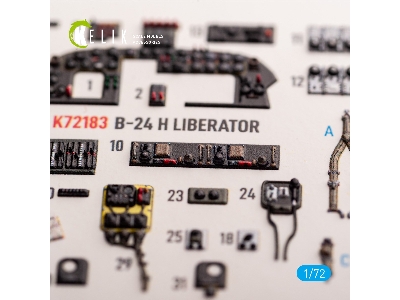 B-24h Liberator - Interior 3d Decals For Airfix Kit - image 3