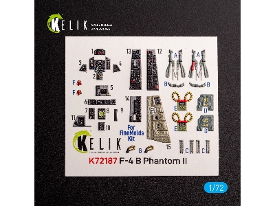 F-4b Phantom - Interior 3d Decals For Finemolds Kit - image 2