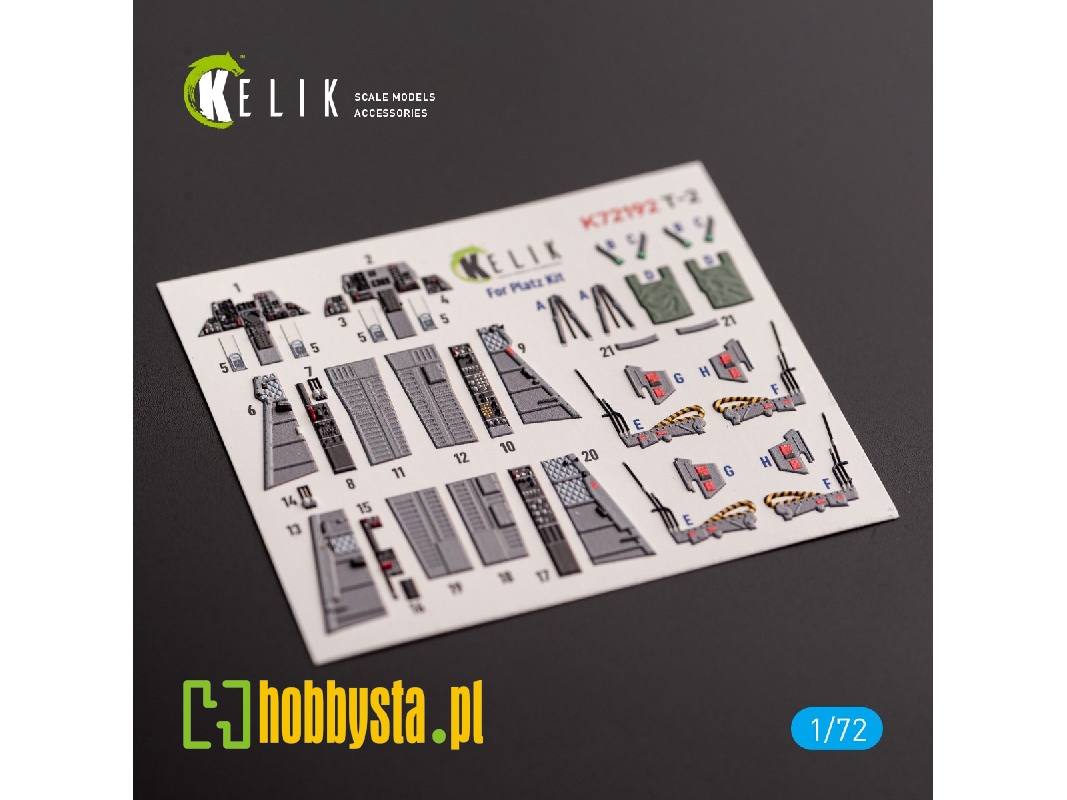 T-2 Advanced Trainer - Interior 3d Decals For Platz Kit - image 1 T-2 Advanced Trainer - Interior 3d Decals For Platz Kit - image 1
