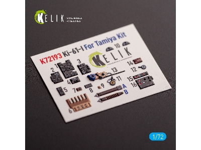 Ki-61 - Interior 3d Decals For Tamiya Kit - image 1