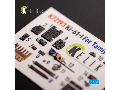 Ki-61 - Interior 3d Decals For Tamiya Kit - image 3