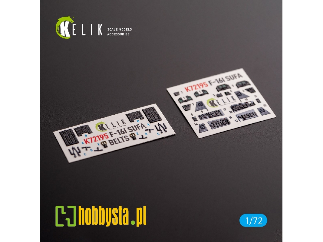 F-16i - Interior 3d Decals For Hasegawa Kit - image 1 F-16i - Interior 3d Decals For Hasegawa Kit - image 1