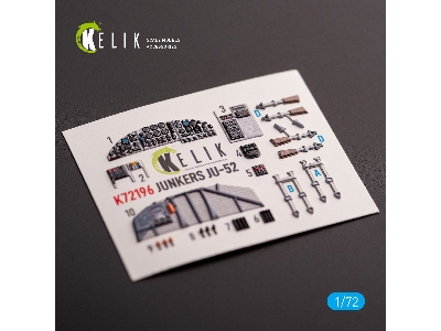 Ju-52 - Interior 3d Decals For Italeri Kit - image 1