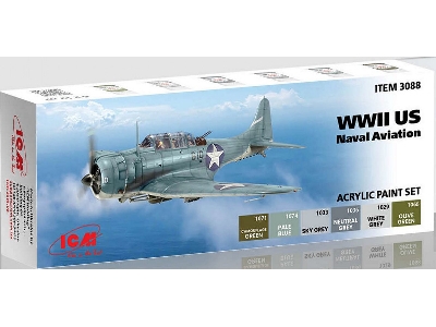 Acrylic Paint Set For WWII Us Naval Aviation - image 1