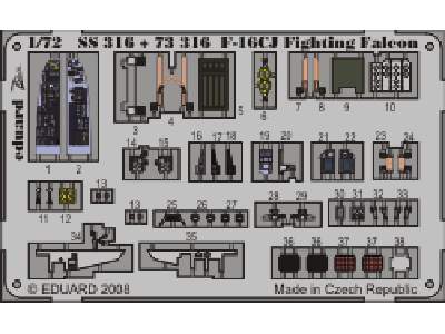 F-16CJ S. A. 1/72 - Academy Minicraft - image 1