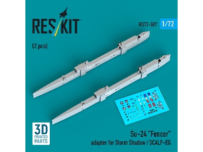 Su-24 'fencer' Adapter For Storm Shadow / Scalp-eg (2pcs) (3d Printed) - image 2