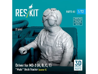 Driver For Md-3 (A, B, C, T) 'mule' Deck Tractor (Scene 1) (1pc) (3d Printed) - image 2