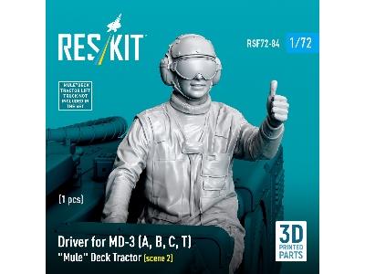 Driver For Md-3 (A, B, C, T) 'mule' Deck Tractor (Scene 2) (1pc) (3d Printed) - image 2
