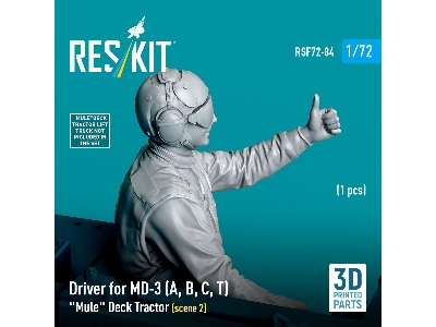 Driver For Md-3 (A, B, C, T) 'mule' Deck Tractor (Scene 2) (1pc) (3d Printed) - image 3