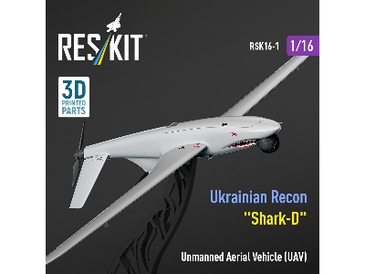 Ukrainian Recon Unmanned Aerial Vehicle (Uav) 'shark-d' (3d Printed) - image 1