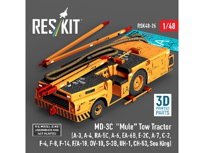 Md-3&#1057; 'mule' Tow Tractor (A-3, A-4, Ra-5c, A-6, Ea-6b, E-2c, A-7, C-2, F-4, F-8, F-14, F/A-18, Ov-10, S-3b, Uh-1, Ch-53, S