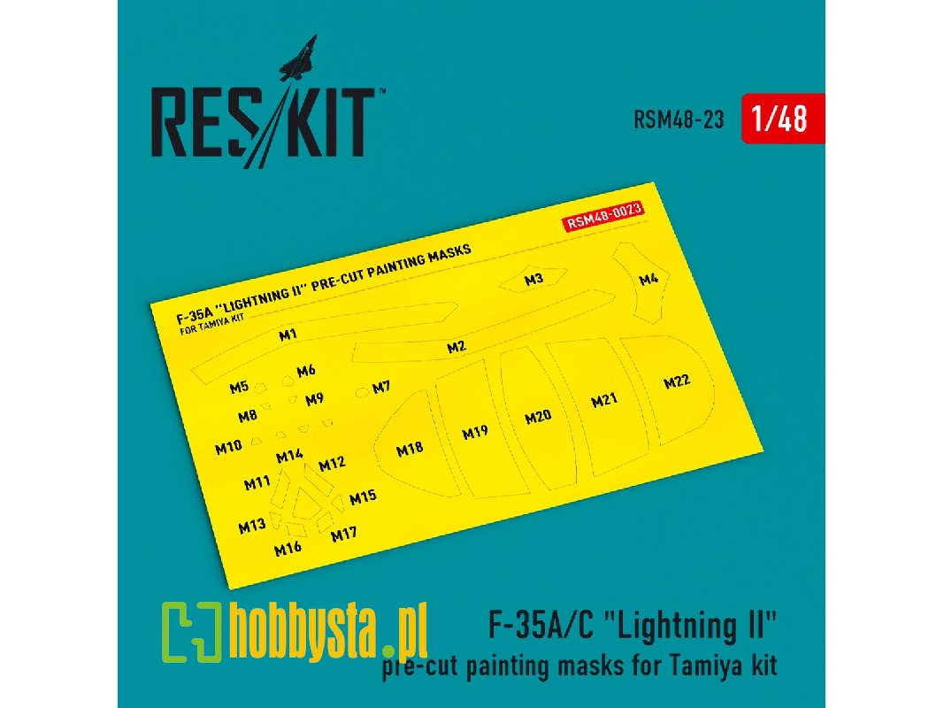 F-35 A/С 'lightning Ii' Pre-cut Painting Masks For Tamiya Kit - image 1 F-35 A/С 'lightning Ii' Pre-cut Painting Masks For Tamiya Kit - image 1