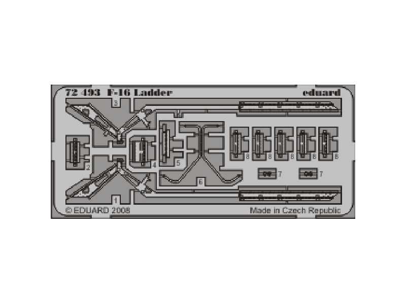 F-16 ladder 1/72 - image 1