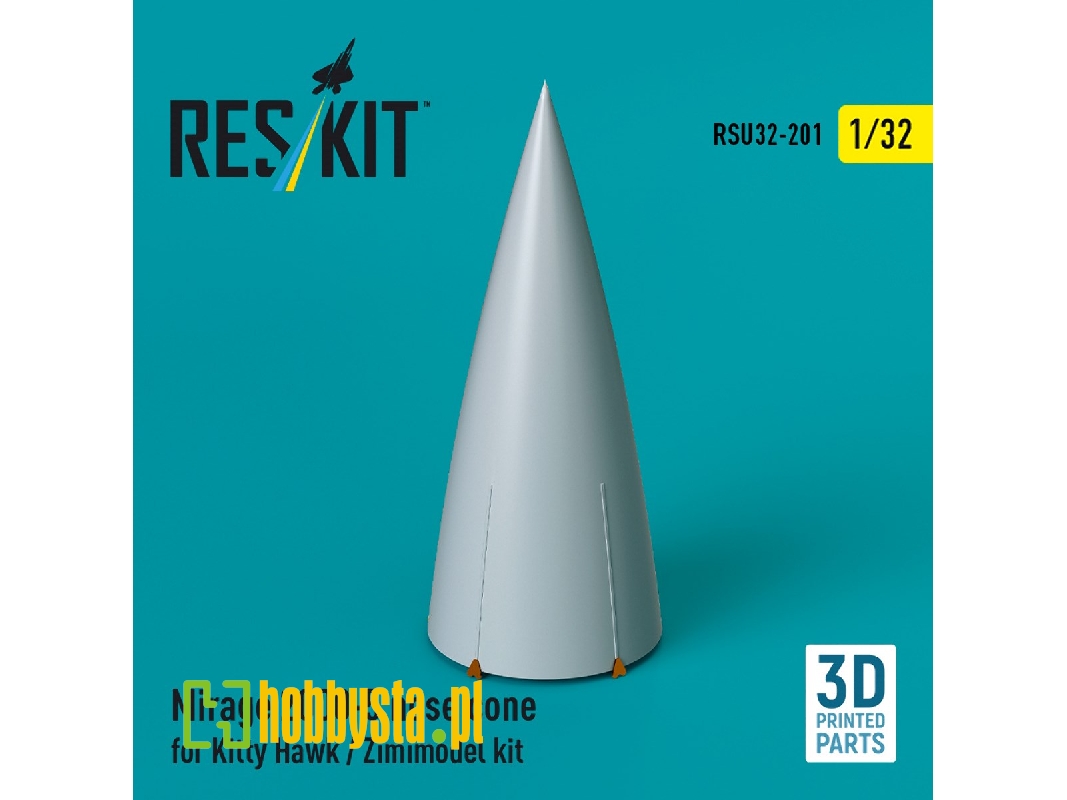 Mirage 2000-5 Nose Cone For Kitty Hawk / Zimimodel Kit (3d Printed) - image 1