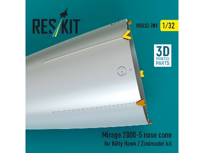 Mirage 2000-5 Nose Cone For Kitty Hawk / Zimimodel Kit (3d Printed) - image 3