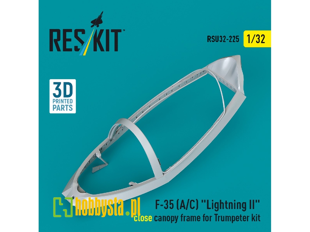 F-35 (A/C) 'lightning Ii' Close Canopy Frame For Trumpeter Kit (3d Printed) - image 1 F-35 (A/C) 'lightning Ii' Close Canopy Frame For Trumpeter Kit (3d Printed) - image 1