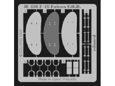 F-16A F. O.D.  1/48 - Hasegawa - image 1