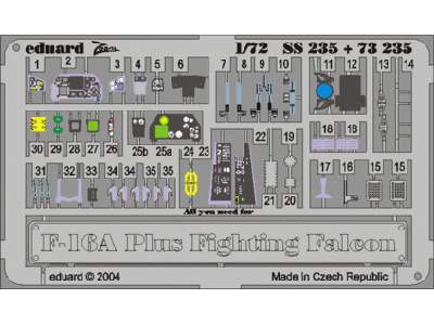 F-16A  Plus 1/72 - Hasegawa - image 1