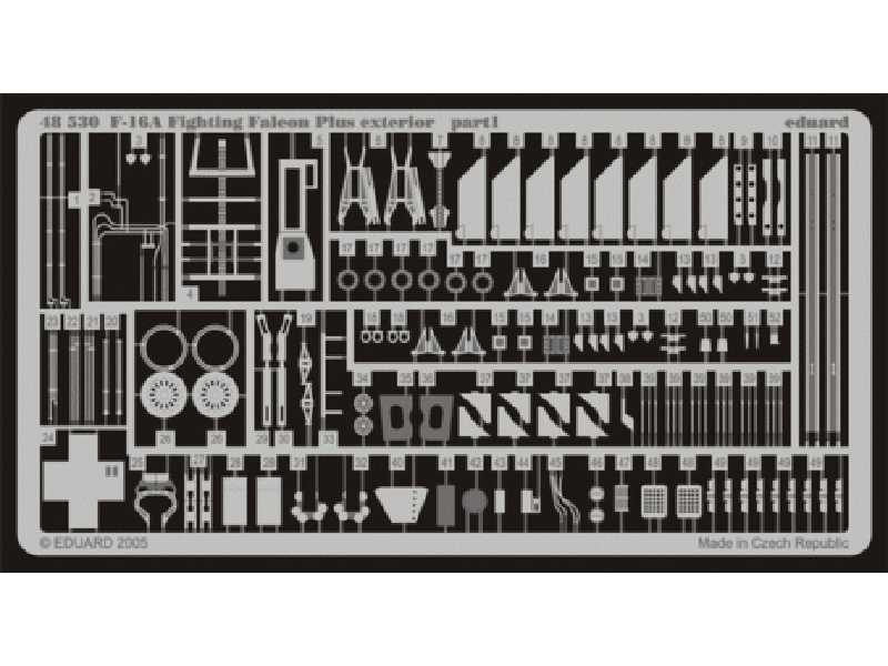 F-16A Plus exterior 1/48 - Hasegawa - image 1