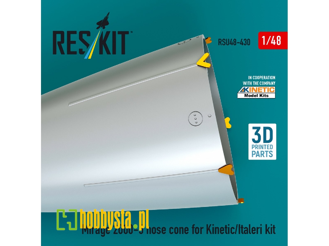 Mirage 2000-5 Nose Cone For Kinetic/Italeri Kit (3d Printed) - image 1 Mirage 2000-5 Nose Cone For Kinetic/Italeri Kit (3d Printed) - image 1