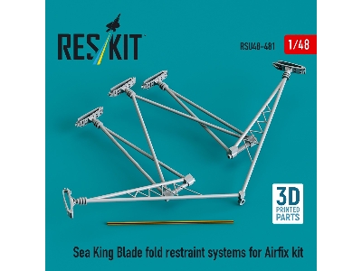 Sea King Blade Fold Restraint Systems For Airfix Kit (3d Printed) - image 1