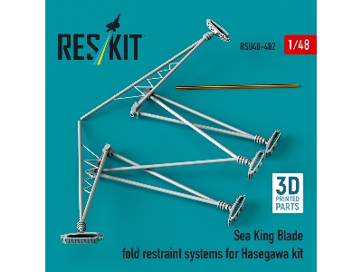 Sea King Blade Fold Restraint Systems For Hasegawa Kit (3d Printed) - image 1