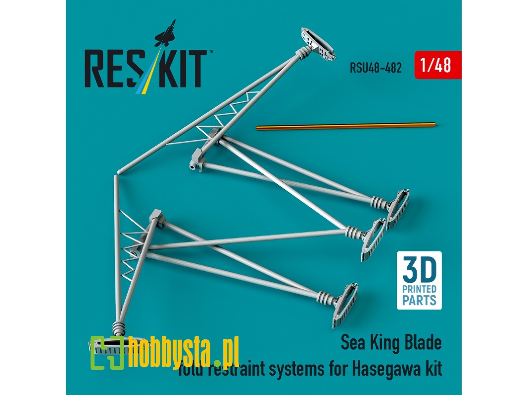 Sea King Blade Fold Restraint Systems For Hasegawa Kit (3d Printed) - image 1 Sea King Blade Fold Restraint Systems For Hasegawa Kit (3d Printed) - image 1