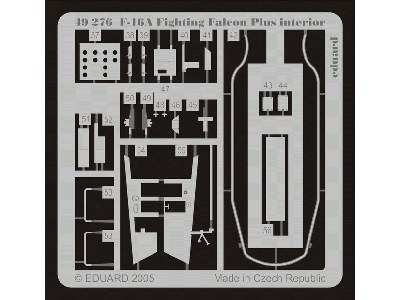 F-16A Plus interior 1/48 - Hasegawa - image 3