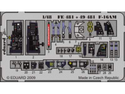 F-16AM S. A. 1/48 - Kinetic - - image 1