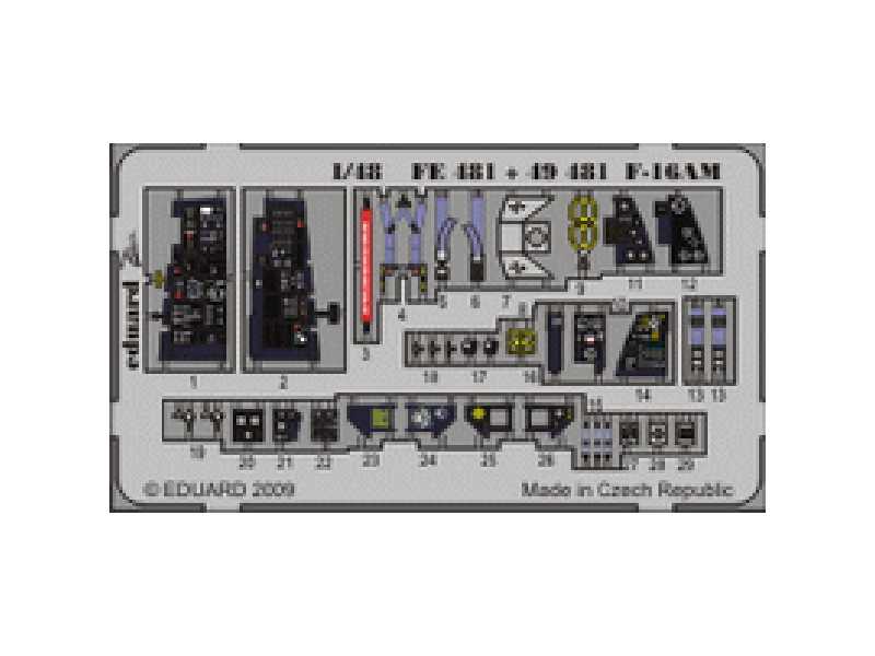 F-16AM S. A. 1/48 - Kinetic - - image 1