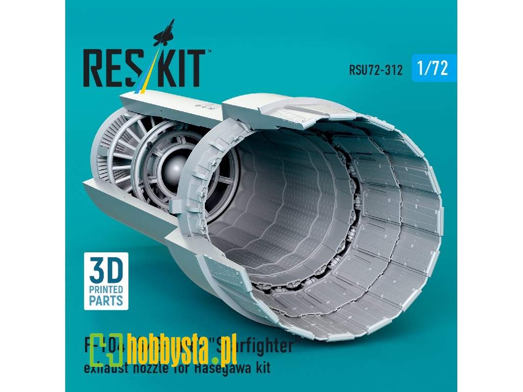 F-104 (S/G-late) 'starfighter' Exhaust Nozzle For Hasegawa Kit (3d Printed) - image 1
