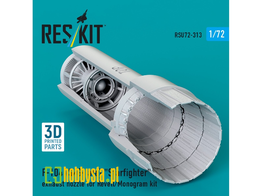 F-104 (S/G-late) 'starfighter' Exhaust Nozzle For Revell/Monogram Kit (3d Printed) - image 1 F-104 (S/G-late) 'starfighter' Exhaust Nozzle For Revell/Monogram Kit (3d Printed) - image 1