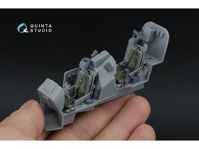 Ah-1 W - 3d-printed & Coloured Interior On Decal Paper  - image 8